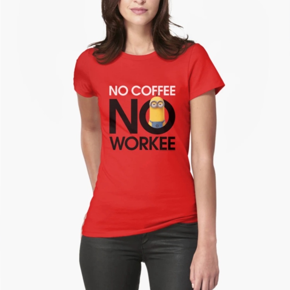 No Coffee No Workee Minion tee